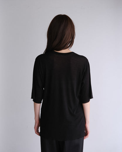 Sheer hole t (3color)