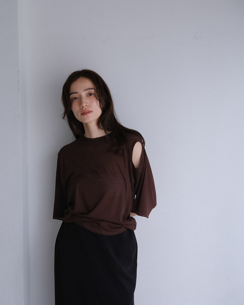 Sheer hole t (3color) – IFMEH