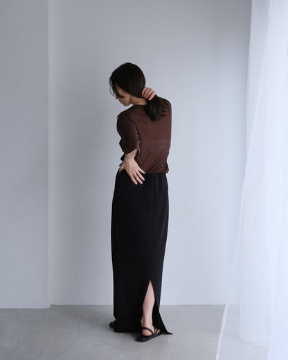 Sheer hole t (3color)