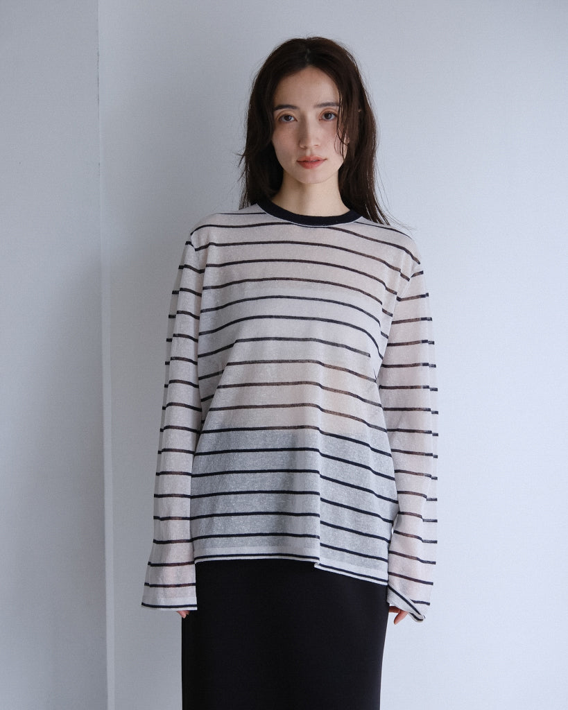 Sheer border tops (2colors)