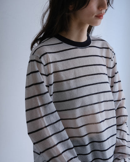 Sheer border tops (2colors)