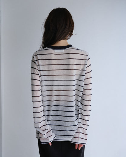 Sheer border tops (2colors)