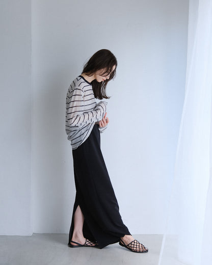 Sheer border tops (2colors)