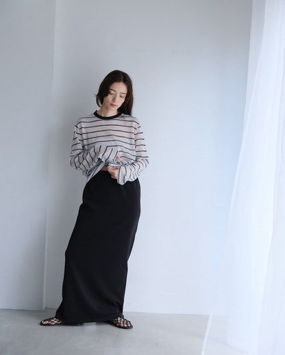 Sheer border tops (2colors)