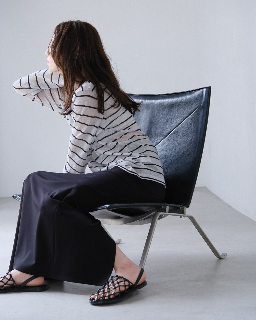 Sheer border tops (2colors)