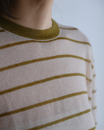 Sheer border tops (2colors)
