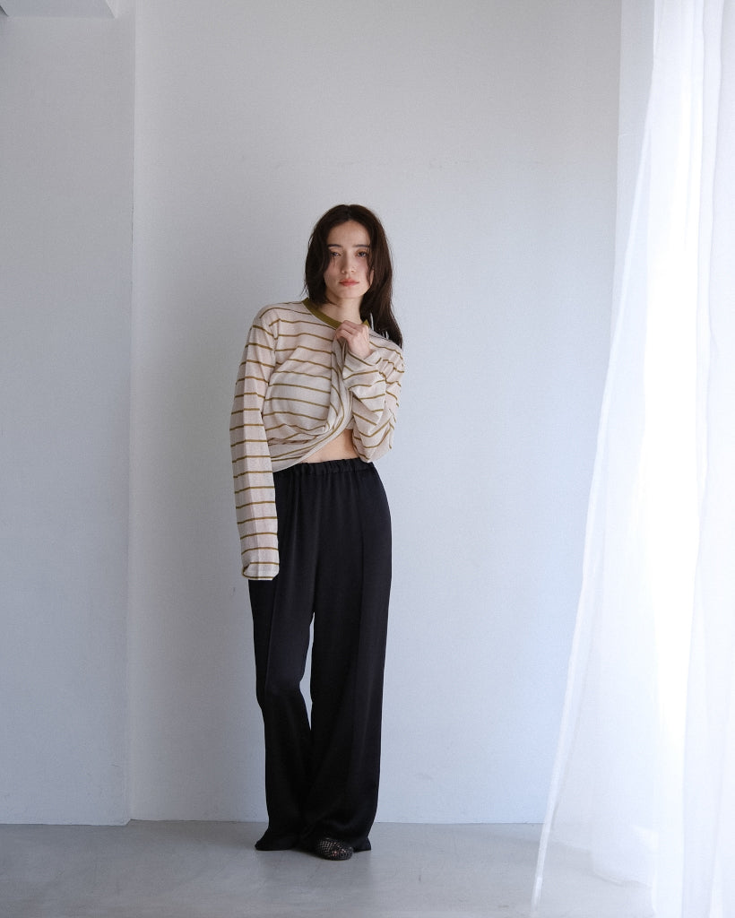 Sheer border tops (2colors)