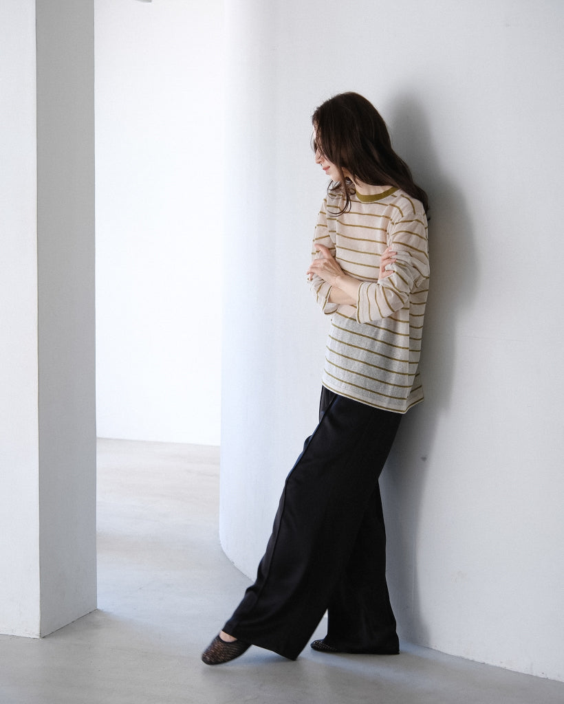 Sheer border tops (2colors)
