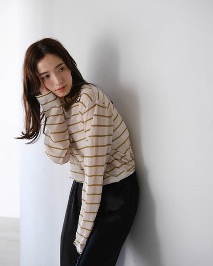 Sheer border tops (2colors)