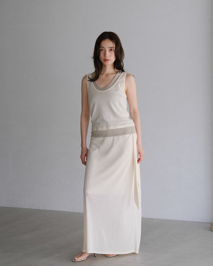 Layer wrap skirt (2colors)