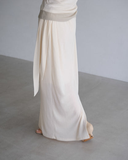 Layer wrap skirt (2colors)