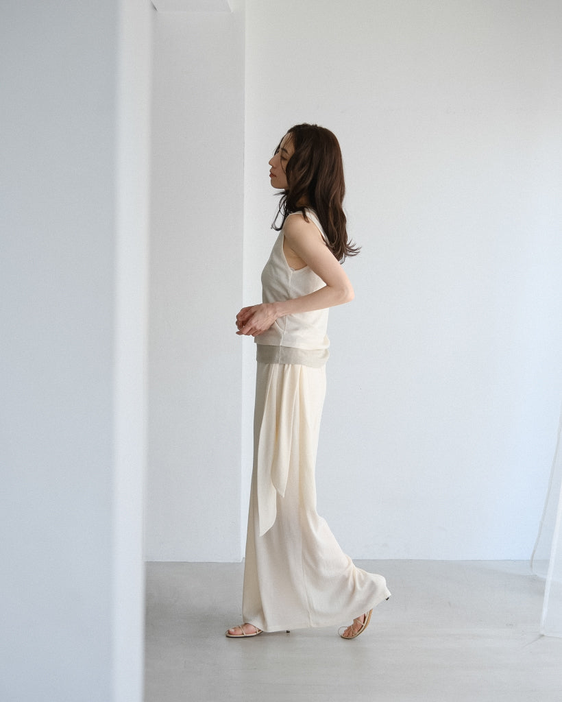 Layer wrap skirt (2colors)