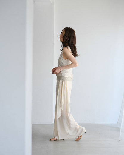 Layer wrap skirt (2colors)