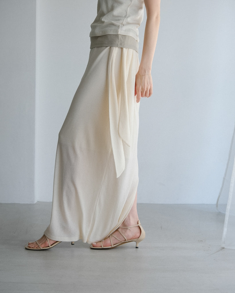 Layer wrap skirt (2colors)