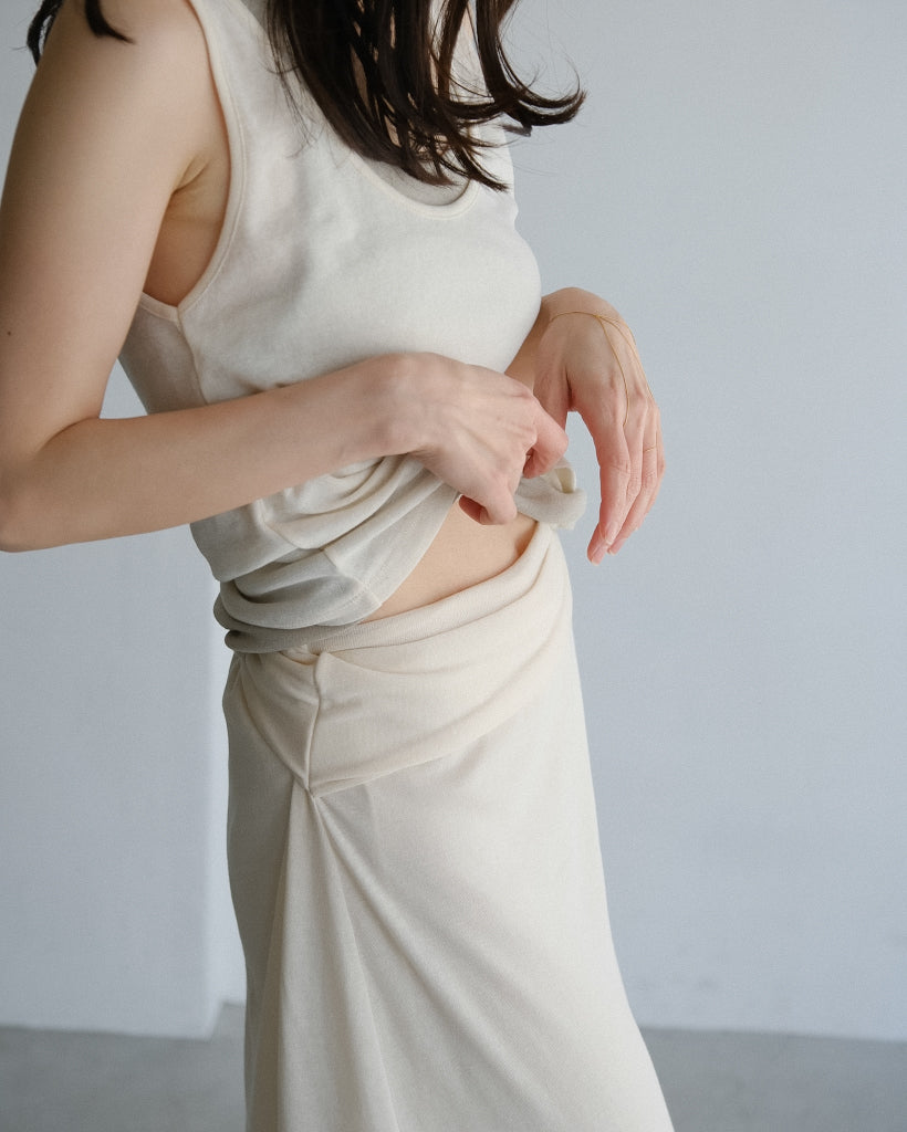 Layer wrap skirt (2colors)