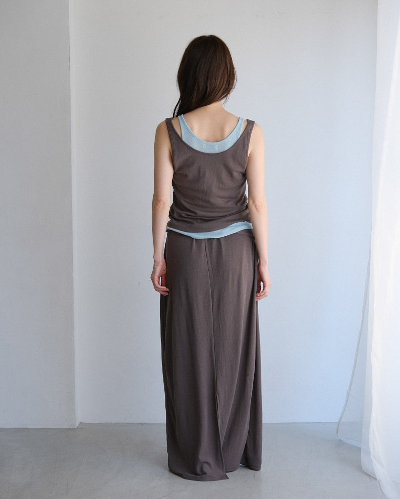 Layer wrap skirt (2colors)