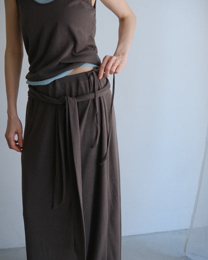 Layer wrap skirt (2colors)
