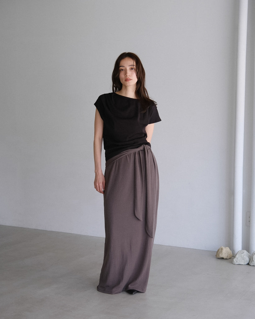Layer wrap skirt (2colors)