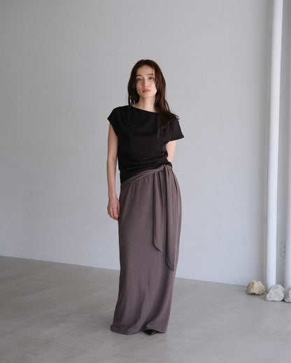 Layer wrap skirt (2colors)