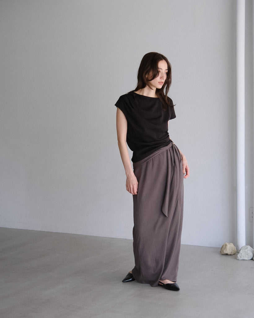 Layer wrap skirt (2colors)