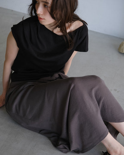 Layer wrap skirt (2colors)
