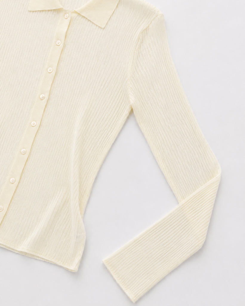 Sheer knit cardigan(3colors)