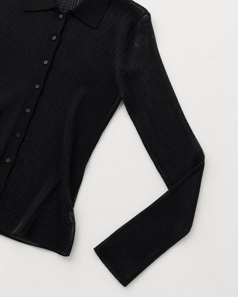 Sheer knit cardigan(3colors)