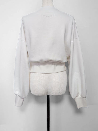Edge neck sweater (2color)