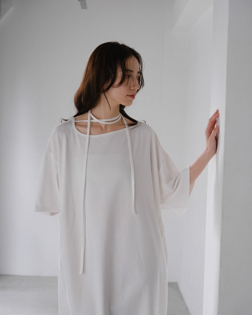 Asymmetry Cut Dress (2colors)