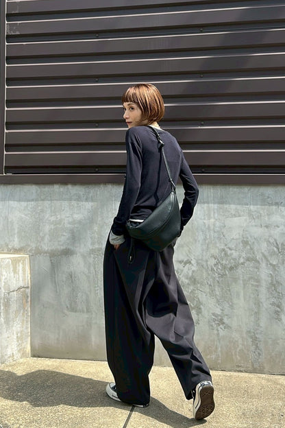 Bicolor curve pants (2color)
