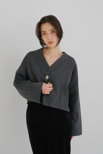 Rónde knit jacket (gray)