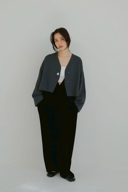 Rónde knit jacket (gray)
