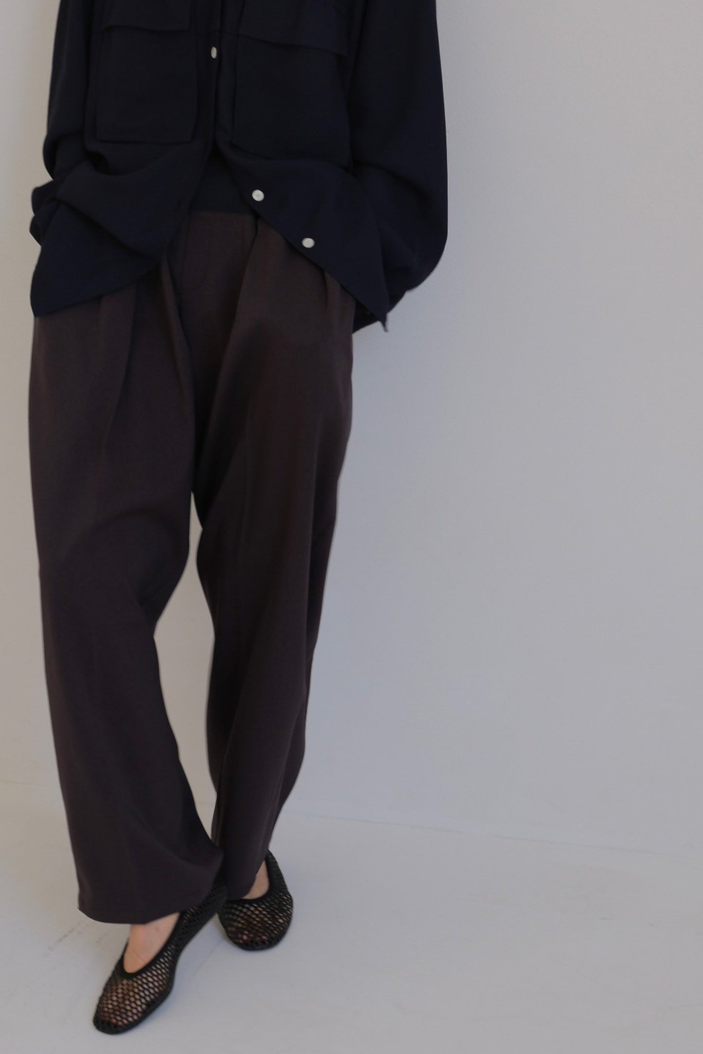 Bicolor curve pants (2color)