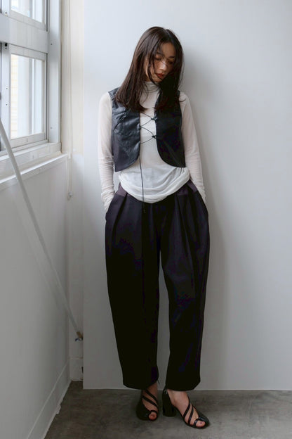 Bicolor curve pants (2color)