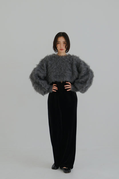 Shaggy knit tops (2colors)