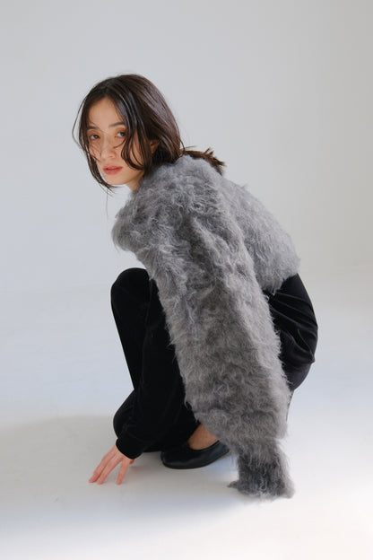 Shaggy knit tops (2colors)
