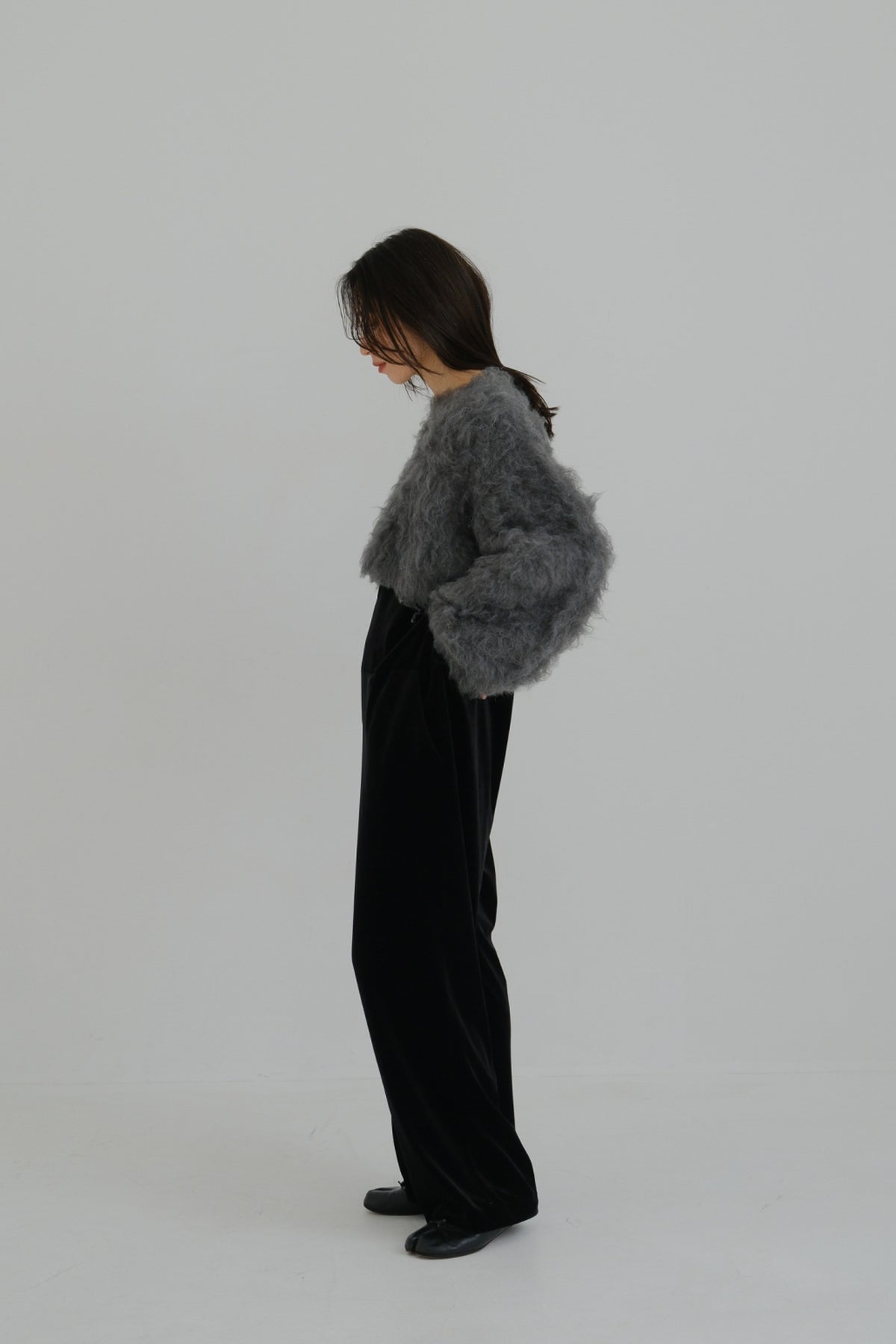Shaggy knit tops (2colors)