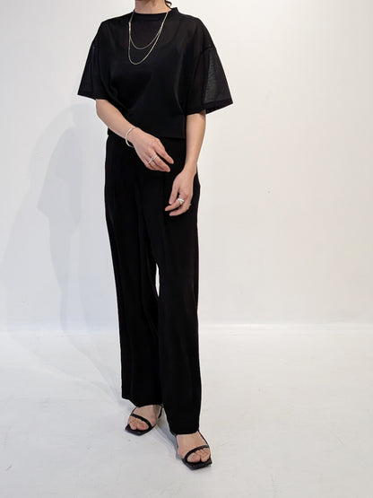 lustre cropped tee (2colors)