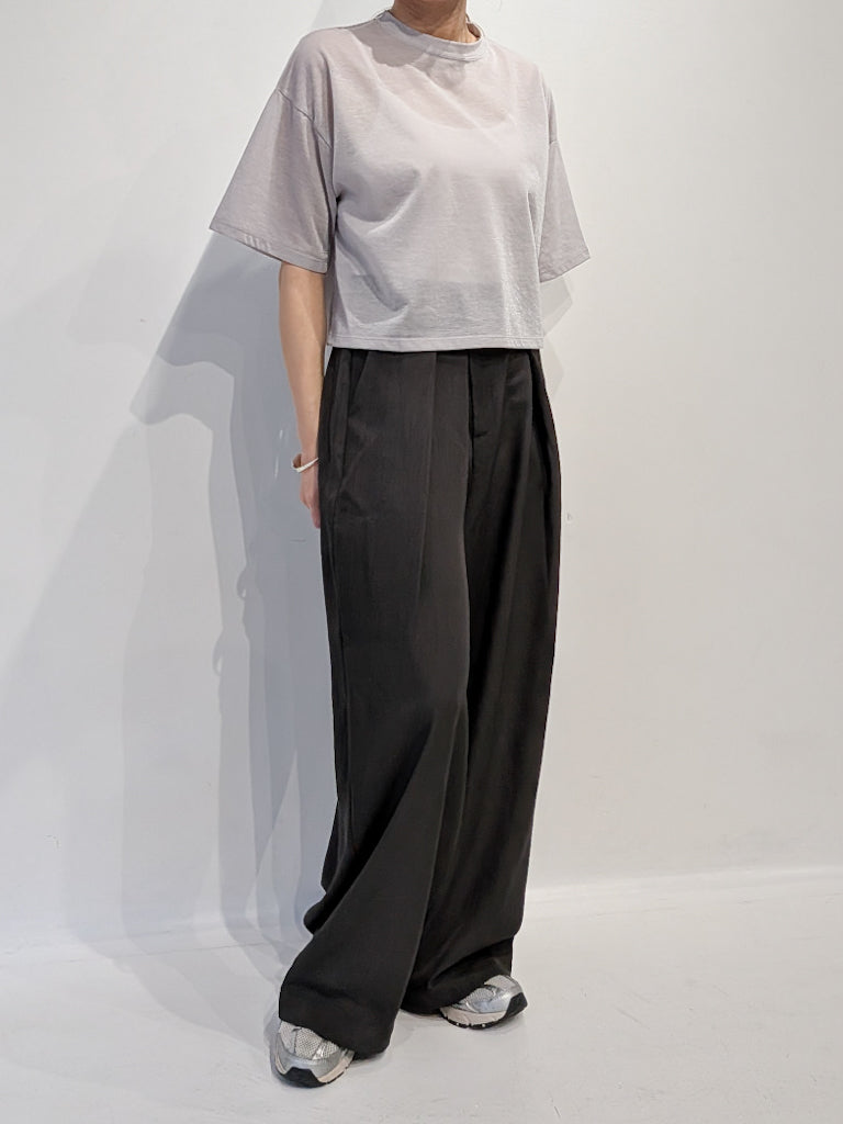 lustre cropped tee (2colors)