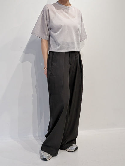 lustre cropped tee (2colors)