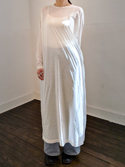 sheer long dress (3colors)