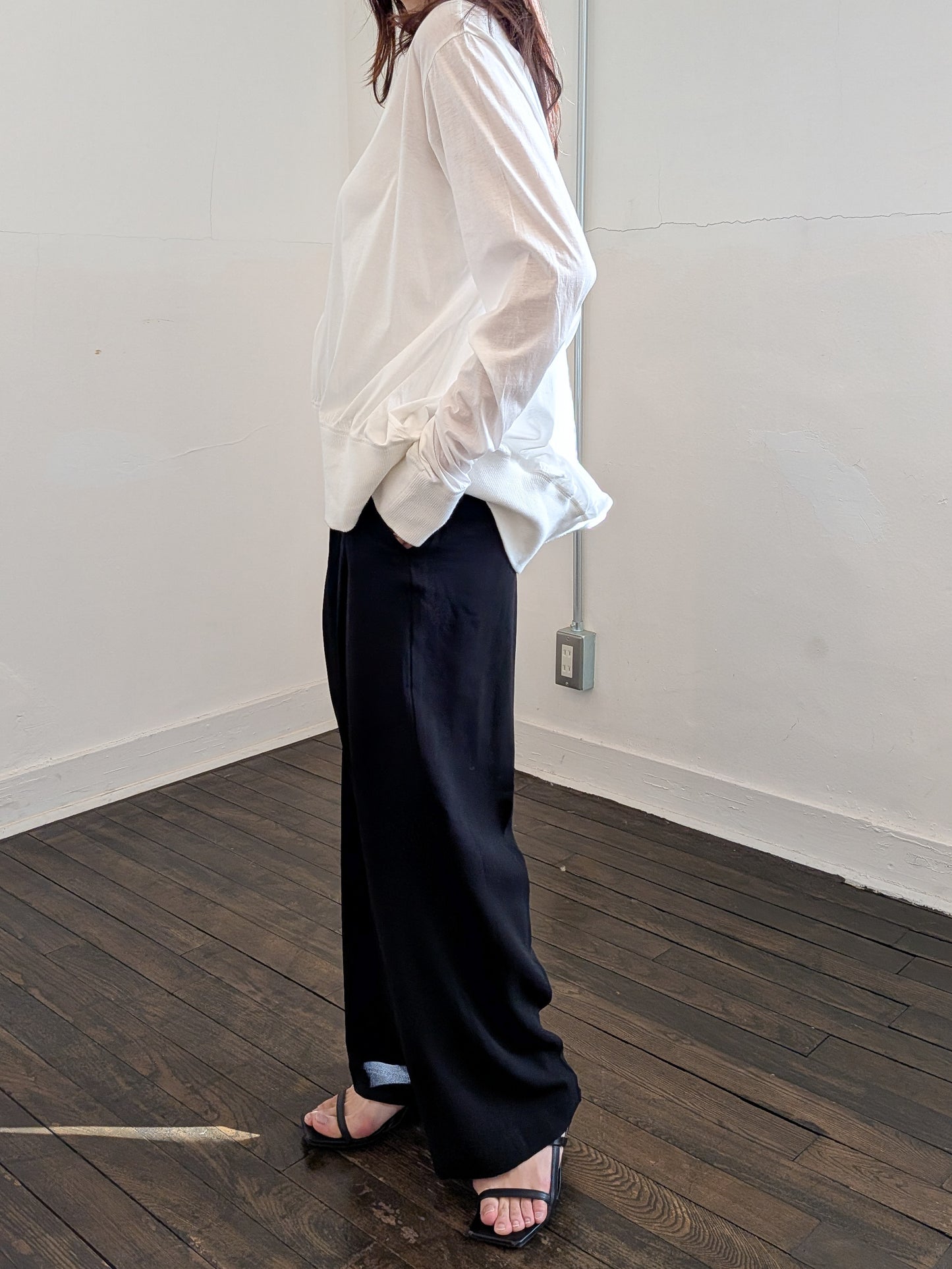 soft gather tops (2colors)