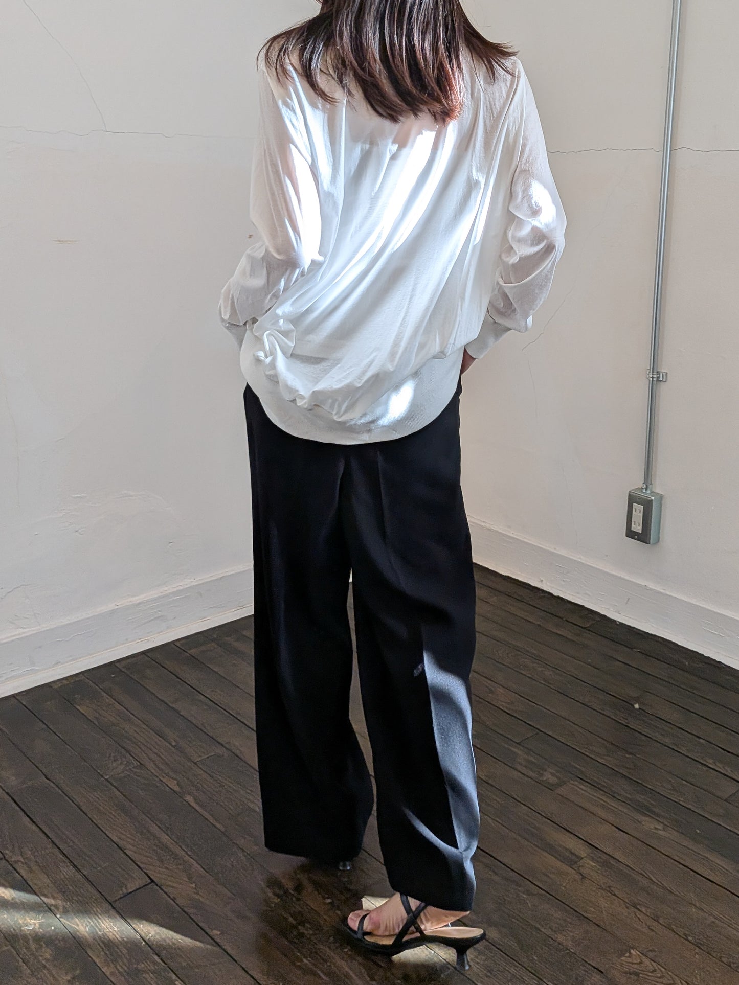 soft gather tops (2colors)