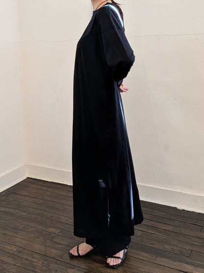 sheer long dress (3colors)