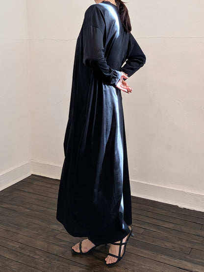 sheer long dress (3colors)