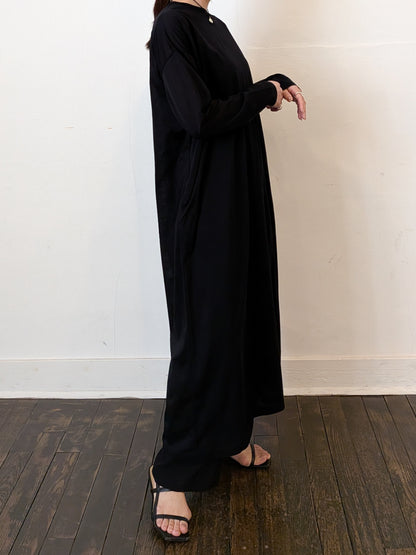 sheer long dress (3colors)