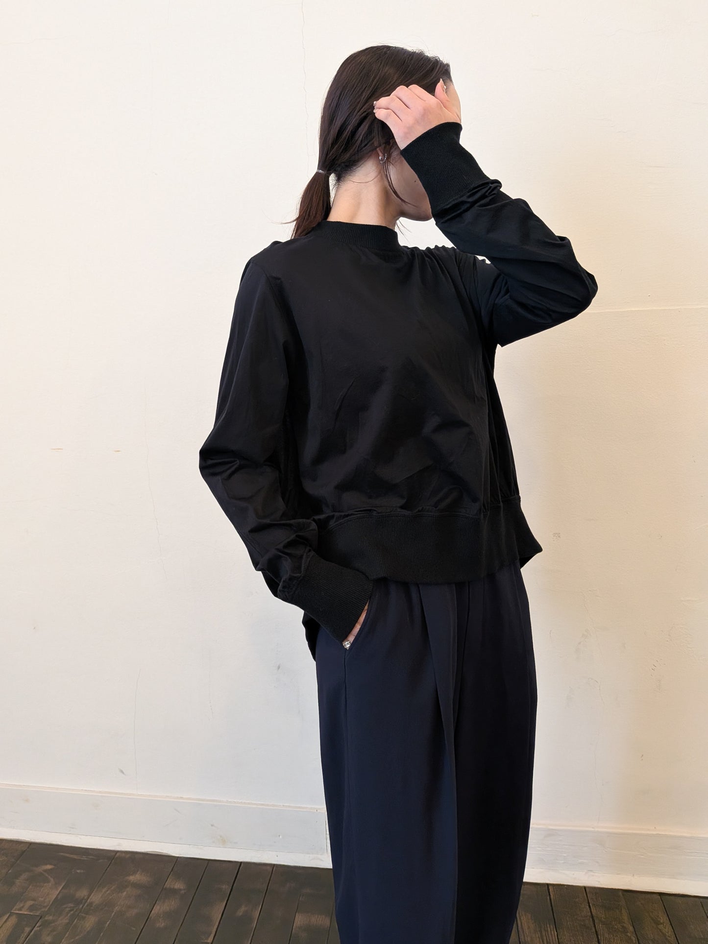 soft gather tops (2colors)