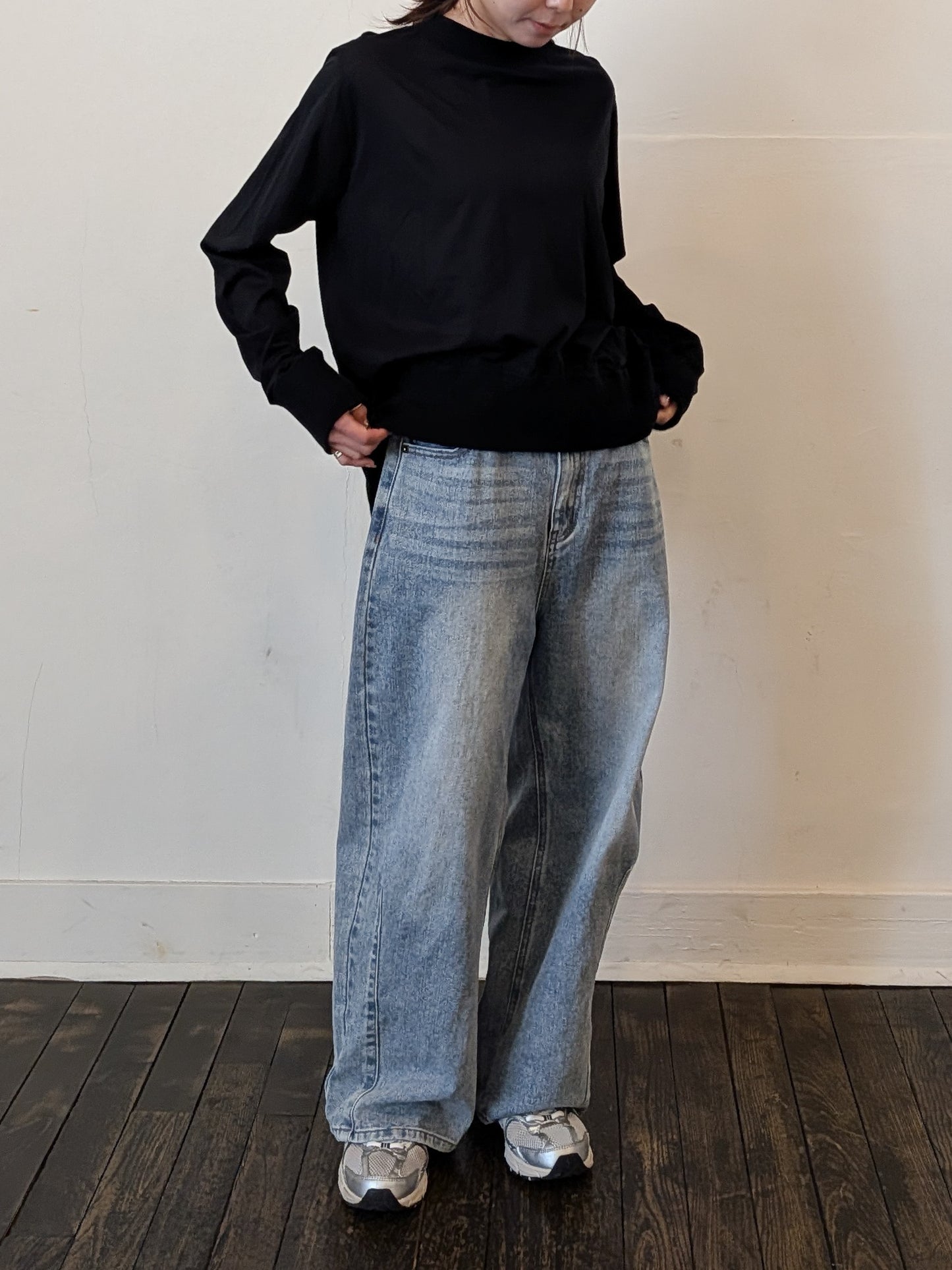 soft gather tops (2colors)