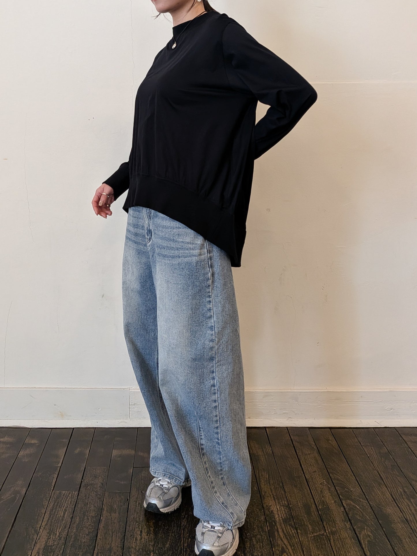 soft gather tops (2colors)