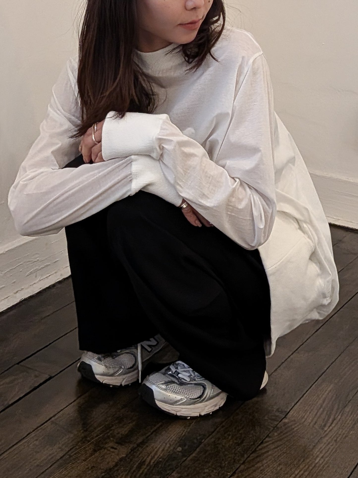 soft gather tops (2colors)